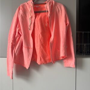 Victoria's Secret Coral Zip-Up Hoodie